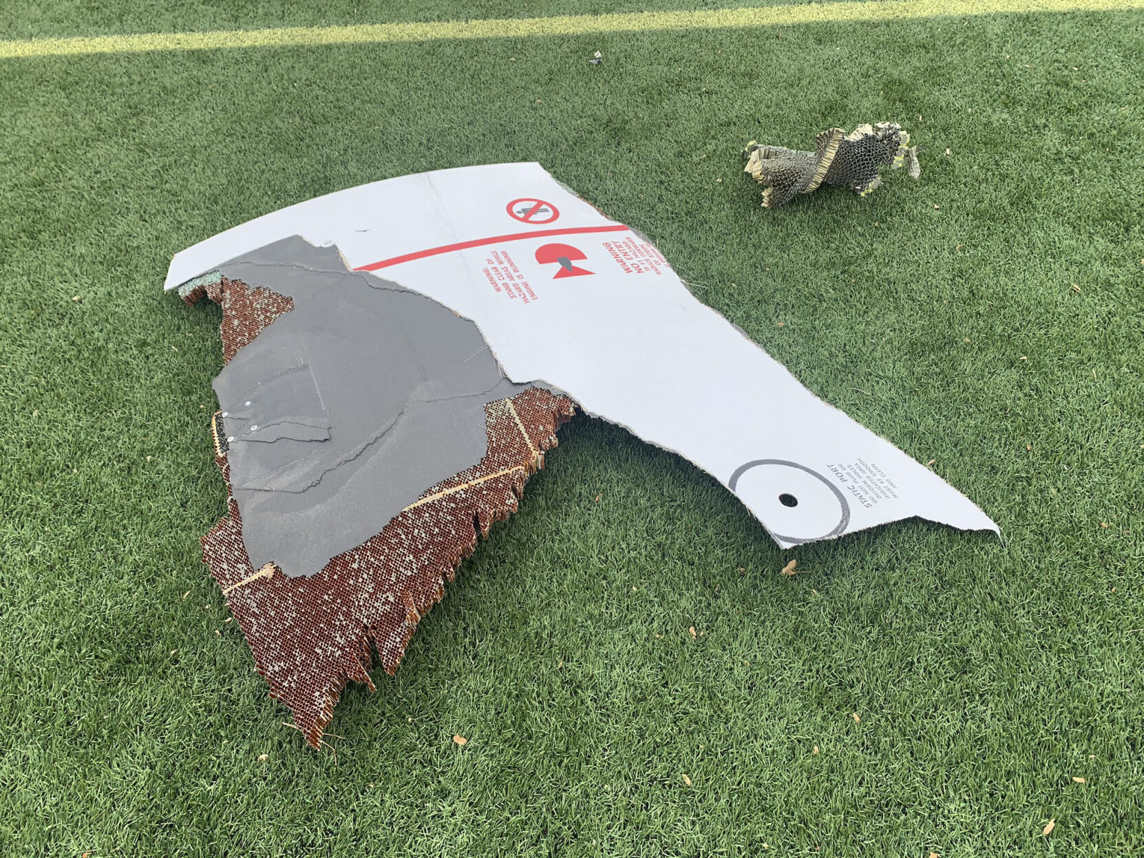Emergency Landing Plane Debris